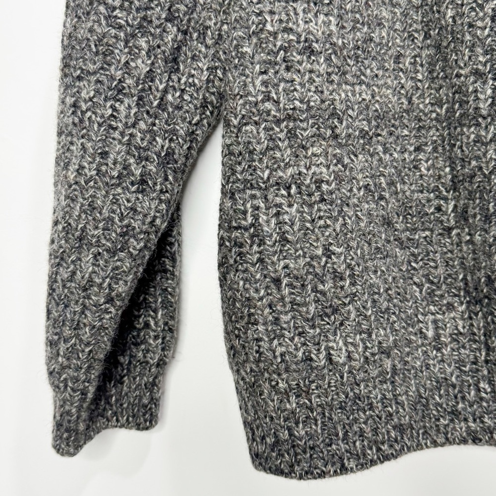 Vintage Dartmoor Jumpers Chunky Knit Gray 100% Wool Sweater Size XL - Picture 7 of 13